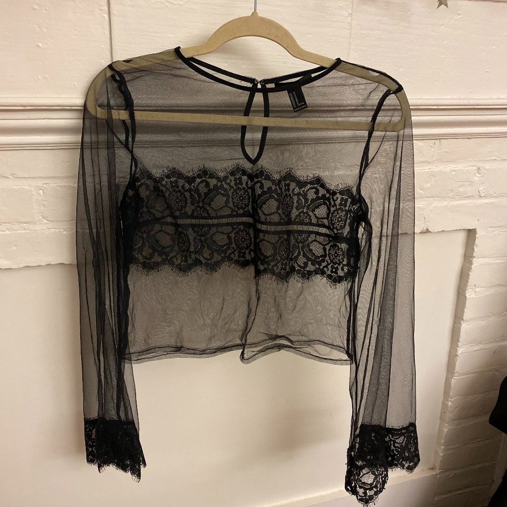 Mesh Lace Top